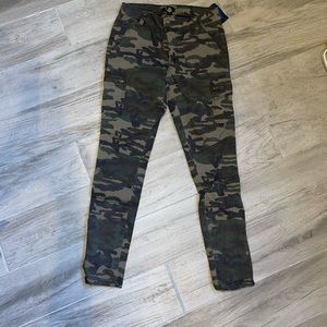 Camouflage cargo pants